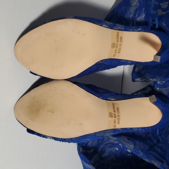 Lace Mesh Stiletto boots - Picture 5 of 7